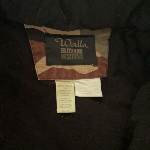 YOUTH BOYS "Walls Blizzard Proof Camo Coveralls & Dickies Coat XL 14/16 EUC - Picture 3 of 8